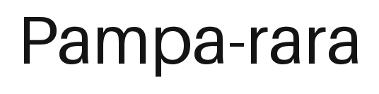 Pampa-rara